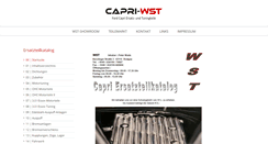 Desktop Screenshot of capri-wst.de